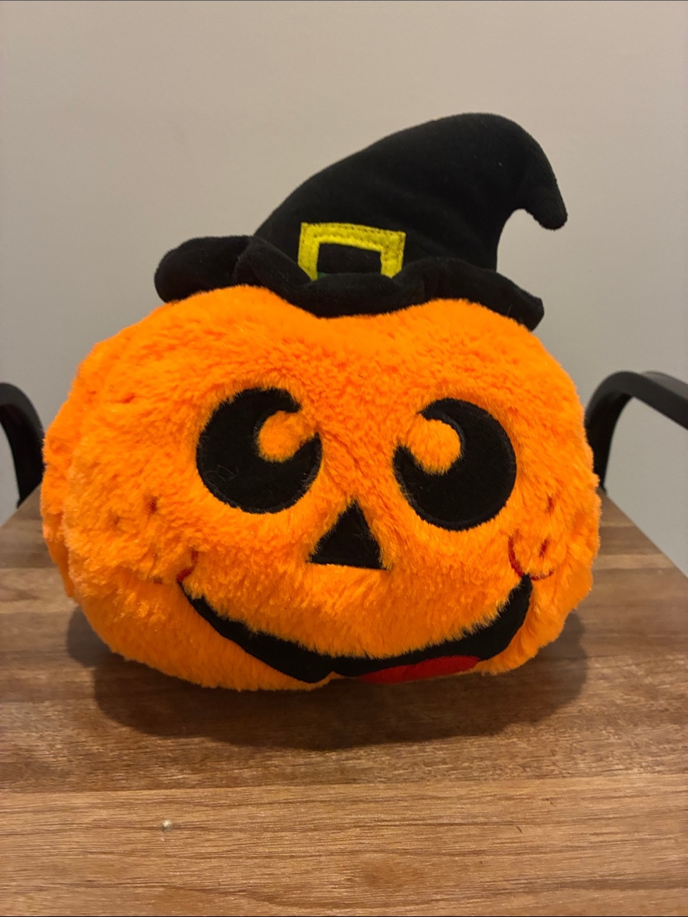 Kids Orange Pumpkin Plush Halloween